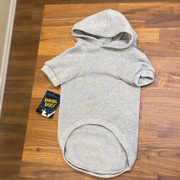 Baxterboo Pet Dog Hoodie Sweater | Athletic Gray - Picture 4 of 10